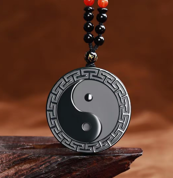 Xinjiang Hetian Jade Four Divine Beasts Pendant Green Jade Four Divine Beasts Bagua Charm Men/Women Safety Plaque with Certificate