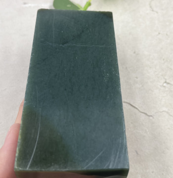 Xinjiang Hetian Jade Qiemo Blue Rectangular Pendant Offcut Scraps for DIY Beads Free Shipping 219g t