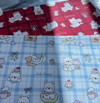 Exclusive Copyright 100% Cotton 8oz Canvas - West Highland Dog Series for Bags, Tablecloths, Overalls, and Jackets