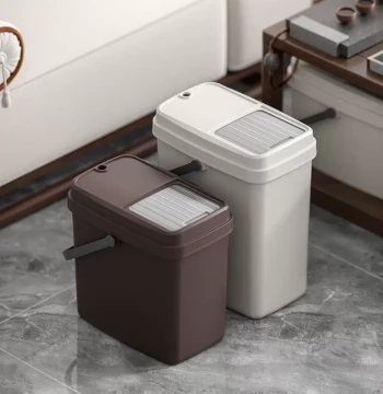 Tea Bucket Tea Ceremony Plastic Tea Residue Bucket Household Wastewater Bucket Trash Can Kung Fu Tea Drainage Bucket Tea Set Accessory Tea Water Bucket