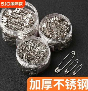 Vintage Safety Pins for Clothing - Small to Extra-Large Sizes, Bed Sheet Fasteners, Garment Tag Pins, Badge Brooches, Waist Cinching Clips