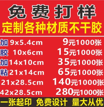 Custom QR Code Adhesive Stickers, Waterproof Advertising Poster Design, Transparent Logo Trademark PVC Labels