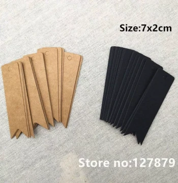 Handmade Hang Tag Swallowtail Kraft Paper Thank You Gift Tag