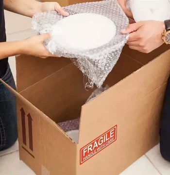 120pcs/roll Fragile Label ers Handle With Care Thank You War