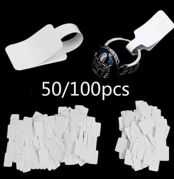 Wholesale 50/100 Pieces White Blank Price Tag Square Round H