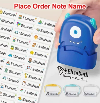 baby Name Seal Custom Students book toy Stationery Name Sta