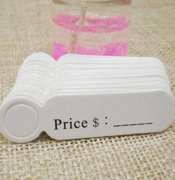 5*1.3cm cute shape kraft paper blank price label tag 100pcs