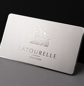 Premium Custom Metal Bookmarks – Stainless Steel Bookmark Cards with Personalized Name Card Design