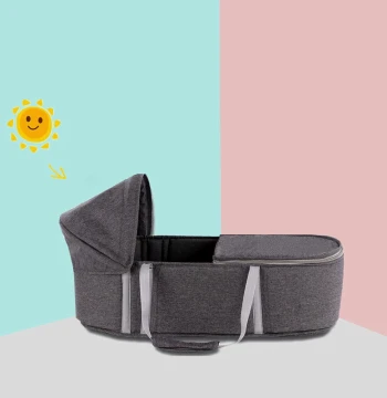 Promotion: Lightweight Portable Baby Bassinet for Travel and Car Use - Newborn Discharge Basket for Young Infants, Full-Month Carry Cot