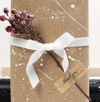 hank You for Your Order ers Kraft Paper Sealing ers Rectangu
