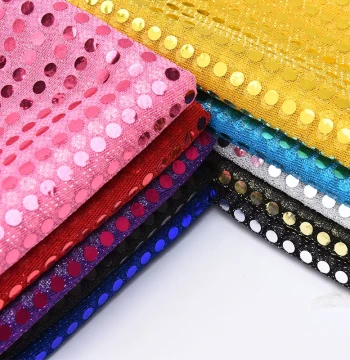 Sequin Fabric for Handmade DIY Jewelry Accessory Making Materials Sequin Decorative Cloth for Bags Headwear Auxiliary Props