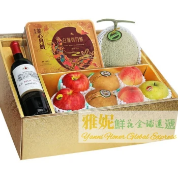 Hong Kong Fresh Fruit Basket Order - Mid-Autumn Festival Gift Delivery to Kowloon, Central, Tsuen Wan, Mong Kok, and Macau (Same-Day)