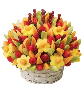 Beijing Same-Day Delivery Fruit Bouquet Gift Fruit Basket Fresh Flowers Birthday Cake for Girlfriend Teacher's Day Gift
