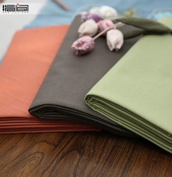 Zhijian Embroidery DIY Plain Cotton-Linen Fabric for Hand Stitching and Su Embroidery Projects