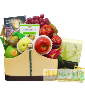 Hong Kong Fruit Basket Delivery Business Gifting Celebration Holiday Gift Blue Zongzi Order Fruit Same-Day Delivery Tsuen Wan Yuen Long