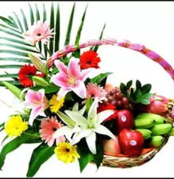 Shenyang Same-Day Fruit Basket Delivery - Fresh Fruit & Flower Baskets from Local Fruit Shop, Carnation Bouquets for Hospital Visits