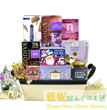 Hong Kong Christmas Gourmet Gift Basket Express Delivery & Ordering - Same-Day Delivery to Causeway Bay, Kowloon, Central by Yani