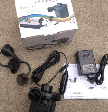 Car 12V Household 110V-220V Dual-Use Electric Air Pump for Inflation and Deflation, Car Electric Inflator Pump