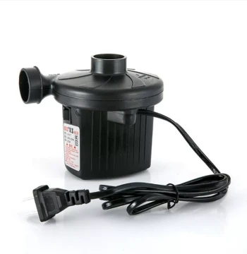 Electric Air Pump for Inflatable Sofas and Beds, Dual-Use Home and Car Rechargeable Pump