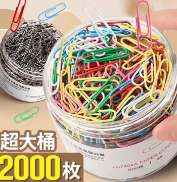 Paper Clips for Office Use - Colorful Creative Large Paperclips, Bookmarks, File Organizers, Wholesale for New Year Festival