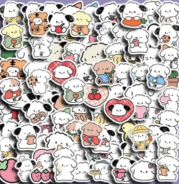100pcs Cute Little Dog Animals ers Childrens Diy Computer D