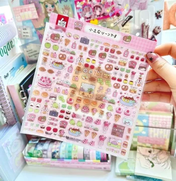 Cute Animal Decorative ers Kawaii Square ers for Scrapbook S