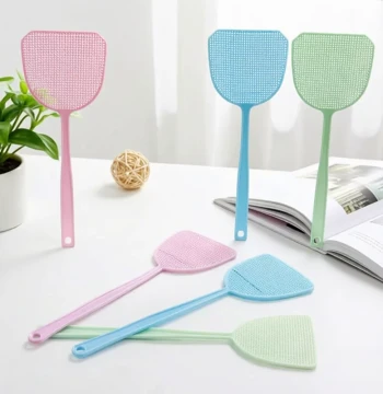 Extended Manual Large Fly Swatter Unbreakable Mosquito Fly Swatter Thickened Plastic Long Handle Durable Household Use