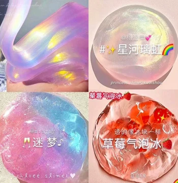 M Family Slime Foaming Glue Children's Safe Crystal Mud Set, Play-Doh Internet Famous Fake Water Bubble Girl Toy