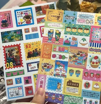 Kawaii ers Realistic Style Label ers Stationery ers for Scra