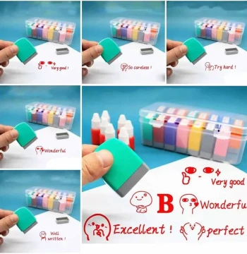 Kids Seal Photosensitive Chapter Children Toy Stamps Cartoon