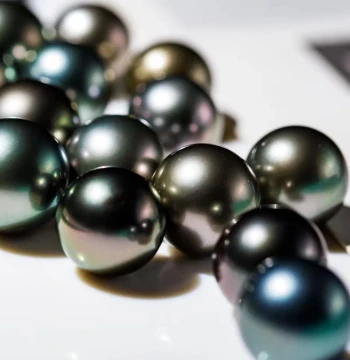 Jiayu Pearl New Natural Seawater Mabe Golden Pearl Pendant Tahitian Pearl Stud Earrings Australian White Ten-Nyo Pearl Necklace