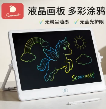 Scoornest Children's Drawing Board - LCD Writing Tablet for Home Use, Erasable Baby Graffiti & Writing Electronic Board for Toddlers