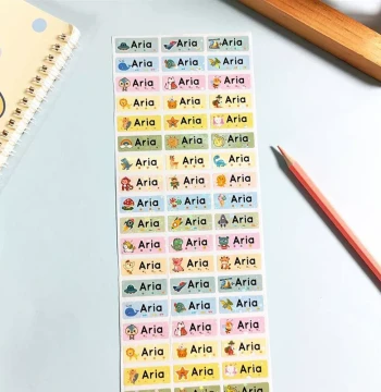 60pcs,120Pcs Customize Name ers Waterproof Personalized Labe