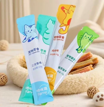 Hamiki Cat Treat Sticks - 100-Pack Bulk Box - Nutritious Wet Food for Adult & Kittens