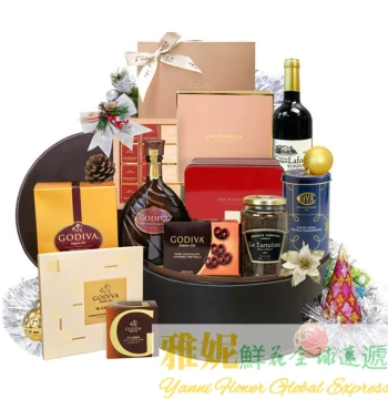 Hong Kong Christmas Premium Gift Basket Express Delivery, Same-Day Service to Kowloon, North Point, New Territories, Sha Tin, and Macau