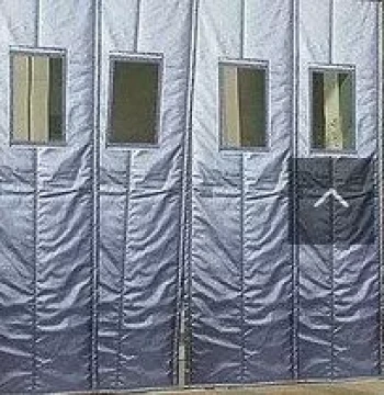 Thickened Leather Cotton Door Curtain: Double-Layer Felt, Waterproof and Freeze-Resistant, Custom-Made for Warmth