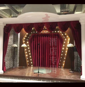 Custom Italian Velvet Electric Stage Curtains Conference Room Restaurant Curtains Theater Backdrop Tablecloth Photography Cloth