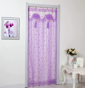 Jacquard Fabric Door Curtain, Partition Hanging Curtain, Customizable Bedroom Door Curtain