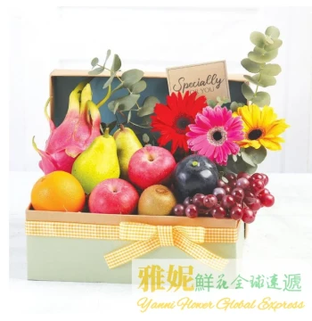 Singapore Fruit Basket Express Delivery, Malaysia Gift for Birthday, New Year's Day, Christmas, International Delivery to Kuala Lumpur