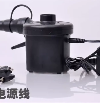 Car Dual-Use Electric Air Pump, Vacuum Pump, Inflator for Air Mattresses and Inflatable Pools