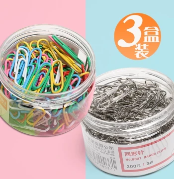 Deli Colorful Paper Clips, Push Pins, Thumbtacks, Silver Binder Clips, Creative Student Bookmarks, Cute Mini Pins, Office Supplies, Korean Style Fasteners