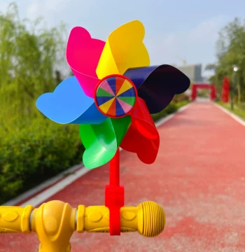Colorful Rotating Pinwheel Decor for Kids' Scooters, Bicycles, and Baby Strollers, Outdoor Toy