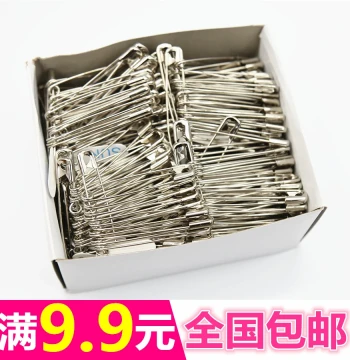 Vintage Simple Large Safety Pins in Silver, White, and Gold, Metal Decorative Pins for Children's Clothing and Cardigans, Free Shipping