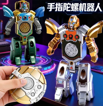 Children Transforming Toys New Fidget Spinner Transforming Robot Boys Girls Mecha Car Birthday Gift Model