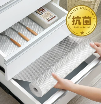 Japanese Antibacterial Drawer Liner Paper - Waterproof and Moisture-Proof Cabinet Mat for Kitchen, Wardrobe, and Shoe Cabinet, Thickened Oil-Resistant Sticker