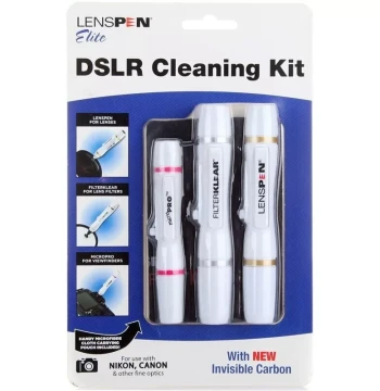 LENSPEN Professional Cleaning Pen NDSLRK-1-W 4-in-1 Tool for Mirrorless, Digital Cameras, Drones, Lens Sensors, and Phone Screens