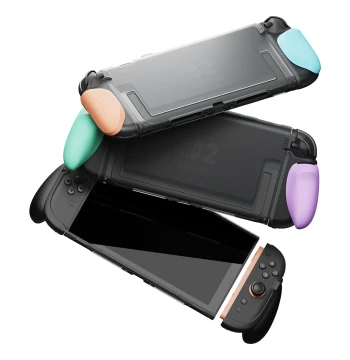 Skull & Co. Nintendo SWITCH 2 FissionGrip Detachable Handle Protective Case - Savage Raven Series, Easy to Disassemble, Direct Docking Compatible, NS2 Shell