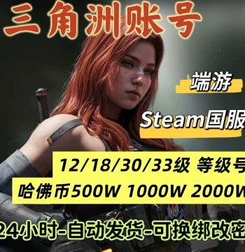 Delta Force Ready-Made Accounts Levels 12/15/18/30/33 Havoc Coins Exchangeable Binding Steam CN Server