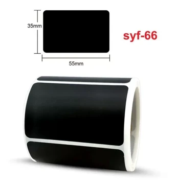 120Pcs/Roll 3 Styles Removable Blackboard ers Waterproof Cha