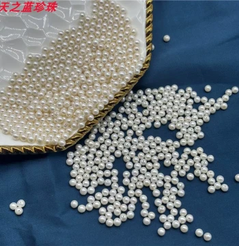 Natural Freshwater Near-Round Baby Millet Real Pearls for DIY Bracelets and Necklaces - Loose Beads with Holes for Materials